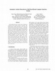 Research paper thumbnail of Automatic artefact detection in a self-paced brain-computer interface system