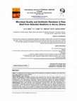 Research paper thumbnail of Microbial Quality and Antibiotic Residues in Raw Beef from Selected Abattoirs in Accra, Ghana