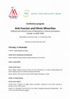 Research paper thumbnail of Anti-Fascism and Ethnic Minorities Political and Cultural Forms of Resistance in Central and Eastern Europe, ca 1920–1950; Åbo Akademi University, Turku, 11–12 November 2021