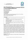 Research paper thumbnail of Area Triangulation Method for Automatic Detection of Venous Emptying Maneuvers