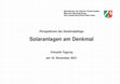 Research paper thumbnail of Solaranlagen am Denkmal