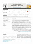 Research paper thumbnail of Georeferencing of deaths from sepsis in the city of São Paulo