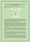 Research paper thumbnail of UN ÚLTIMO SERVICIO DEL "TÍO PACO", "HOMBRE BUENO" DEL CAMPO DE BLANCA (MURCIA)