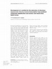 Research paper thumbnail of Development of a method for the detection of infectious myonecrosis virus by reverse-transcription loop-mediated isothermal amplification and nucleic acid lateral flow hybrid assay