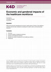 Research paper thumbnail of Economic and gendered impacts of the healthcare workforce