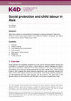 Research paper thumbnail of Social protection and child labour in Asia