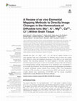 Research paper thumbnail of A Review of ex vivo Elemental Mapping Methods to Directly Image Changes in the Homeostasis of Diffusible Ions (Na+, K+, Mg2 +, Ca2 +, Cl–) Within Brain Tissue