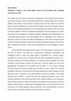 Research paper thumbnail of Surrealism and Pataphysics (Abstract)