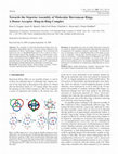 Research paper thumbnail of Towards the Stepwise Assembly of Molecular Borromean Rings. A Donor-Acceptor Ring-in-Ring Complex