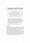 Research paper thumbnail of Development of an Ultra Wide Band Hybrid Coupler with Adjustable Phase Shifter for 5G Applications