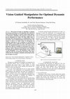 Research paper thumbnail of Vision Guided Manipulator for Optimal Dynamic Performance