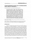 Research paper thumbnail of Pulping properties of kraft pulp of Nigerian-grown kenaf (Hibiscus cannabinus L.)