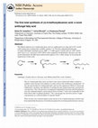 Research paper thumbnail of The first total synthesis of (±)-4-methoxydecanoic acid: a novel antifungal fatty acid