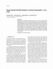 Research paper thumbnail of Image-domain and data-domain waveform tomography: A case study