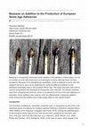 Research paper thumbnail of Beeswax an Addition to the Production of European Stone Age Adhesives