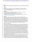 Research paper thumbnail of Multimodal Nonlinear Optical and Thermal Imaging Platform for Label-Free Characterization of Biological Tissue