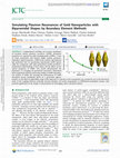 Research paper thumbnail of Simulating Plasmon Resonances of Gold Nanoparticles with Bipyramidal Shapes by Boundary Element Methods