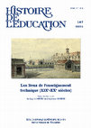 Research paper thumbnail of Les lieux de l’enseignement technique. XIXe-XXe siècles (Guy Lambert et Stéphane Lembré, dir.), Histoire de l’éducation, n° 147, 2017