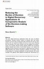 Research paper thumbnail of Reducing the Burden of Decision in Digital Democracy Applications: A Comparative Analysis of Six Decision-making Software