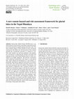 Research paper thumbnail of A New Remote Hazard and Risk Assessment Framework for Glacial Lakes in the Nepal Himalaya