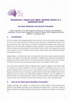 Research paper thumbnail of Recognition, respect and rights: disabled women in a globalised world