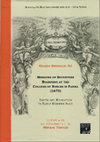 Research paper thumbnail of Orazio Smeraldi SJ, Memoirs of Seventeen Boarders at the College of Nobles in Parma (1670): Youth and Education in Early Modern Italy, Edited with an Introduction by Miriam Turrini, Rome, Institutum Historicum Societatis Iesu, 2021 (Monumenta Historica Societatis Iesu - Nova Series, 11), xvi-237