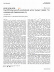 Research paper thumbnail of Cryo-EM structure of constitutively active human Frizzled 7 in complex with heterotrimeric Gs