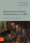 Research paper thumbnail of Bairisch-österreichische Dialektliteratur vor 1800