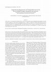 Research paper thumbnail of Light Intensity Requirements for Feeding Behaviour by the Brown-marbled Grouper, Epinephelus fuscoguttatus