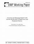 Research paper thumbnail of Assessing and managing rapid credit growth and the role of supervisory and prudential policies