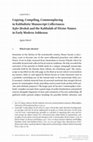 Research paper thumbnail of Copying, Compiling, Commonplacing in Kabbalistic Manuscript Collectanea: Sefer Ḥesheḳ and the Kabbalah of Divine Names in Early Modern Ashkenaz