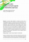 Research paper thumbnail of Negociações sobre o espaço mortuário sagrado em Diamantina (1946-1915)