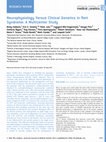 Research paper thumbnail of Neurophysiology versus clinical genetics in Rett syndrome: A multicenter study