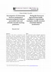 Research paper thumbnail of Investigation of relationship between pedagogical formation program students’ personality traits and attitudes towards teaching profession Pedagojik formasyon öğrencilerinin kişilik özellikleri ve öğretmenlik mesleğine yönelik tutumları arasındaki ilişkinin incelenmesi