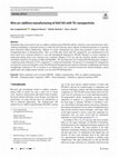 Research paper thumbnail of Wire arc additive manufacturing of AA5183 with TiC nanoparticles