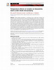 Research paper thumbnail of Temperature effects on tunable cw Alexandrite lasers under diode end-pumping