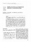 Research paper thumbnail of Stability and partitioning of closantel and rafoxanide in ruminal fluid of sheep