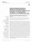 Research paper thumbnail of Habitat Suitability Modeling to Identify the Potential Nursery Grounds of the Atlantic Mackerel and Its Relation to Oceanographic Conditions in the Mediterranean Sea