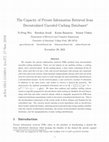 Research paper thumbnail of Private Information Retrieval from Decentralized Uncoded Caching Databases