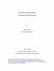 Research paper thumbnail of Economywide Simulations of Ethiopian MDG Strategies