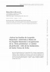 Research paper thumbnail of Salvar las huellas de Leopoldo Marechal. Entrevista a María de los Ángeles Marechal y recuperación de la «Nota preliminar» a Camino de perfección - Libro de las fundaciones, de Santa Teresa de Ávila