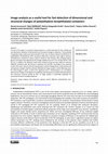 Research paper thumbnail of Image analysis as a useful tool for fast detection of dimensional and structural changes of poly(ethylene terephthalate) containers