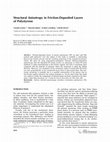 Research paper thumbnail of Structural anisotropy in friction‐deposited layers of polystyrene