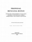 Research paper thumbnail of PROPOSAL Rencana Bisnis Enterpeneur