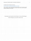 Research paper thumbnail of Understanding the Customer Experiences from Perspective of Guests and Hotel Managers: Empirical Findings from Luxury Hotels in Istanbul, Turkey