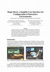 Research paper thumbnail of The Magic Bowl: a Tangible User Interface for Configuration of Interactive Environments