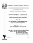 Research paper thumbnail of Epistemología Personal: La Mediación Del Aprendizaje en Función De Las Diferencias en Las Creencias Epistemológicas Del Alumno (Personal Epistemology: Learning as a Function of Differences in the Student Epistemological Beliefs )