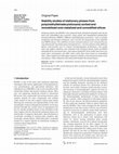 Research paper thumbnail of Stability Studies of Stationary Phases From Poly (Methyltetradecylsiloxane) Sorbed and Immobilized Onto Metalized and Unmodified Silicas