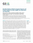 Research paper thumbnail of Greenlip Abalone (Haliotis laevigata) Genome and Protein Analysis Provides Insights into Maturation and Spawning