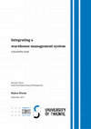 Research paper thumbnail of Integrating a warehouse management system